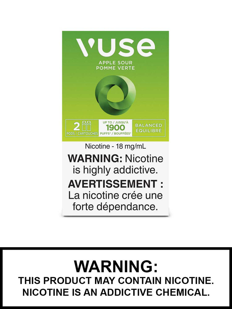 Apple Sour Vuse pods, Vuse epod, Vuse Pods Canada, Vape360