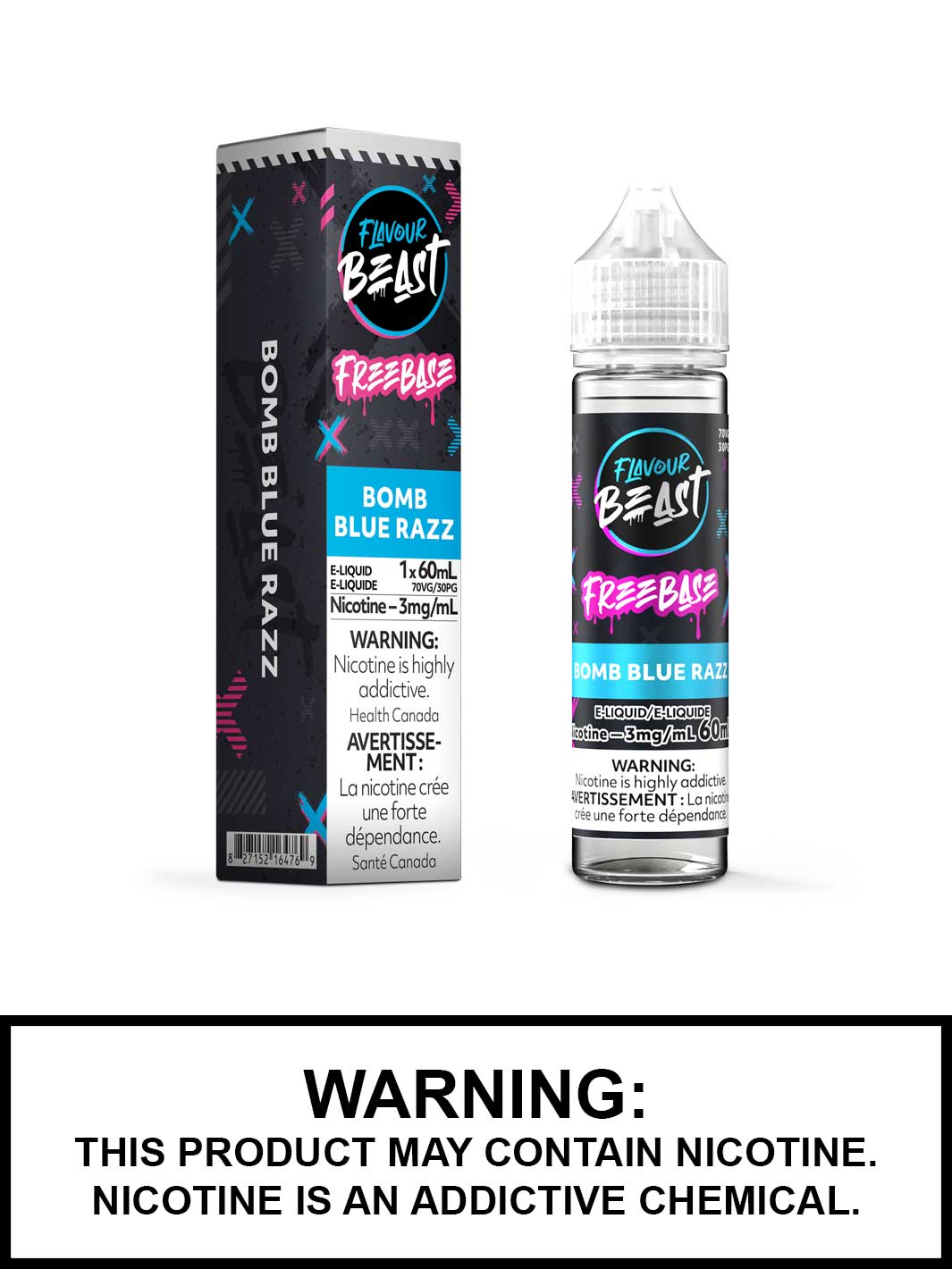 Bomb Blue Razz Flavour Beast Juice, Flavour Beast Flavours, Vape360 Canada