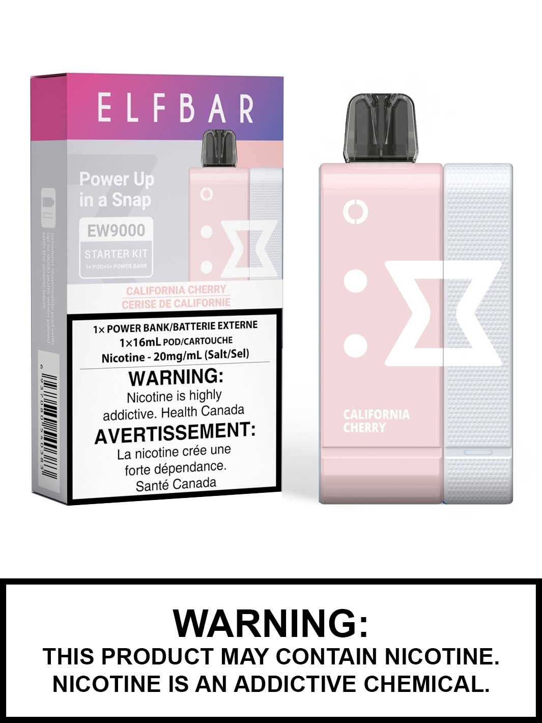 California Cherry Elf Bar EW9000 Vape Kit, Elf Bar Vape, Vape360 Canada