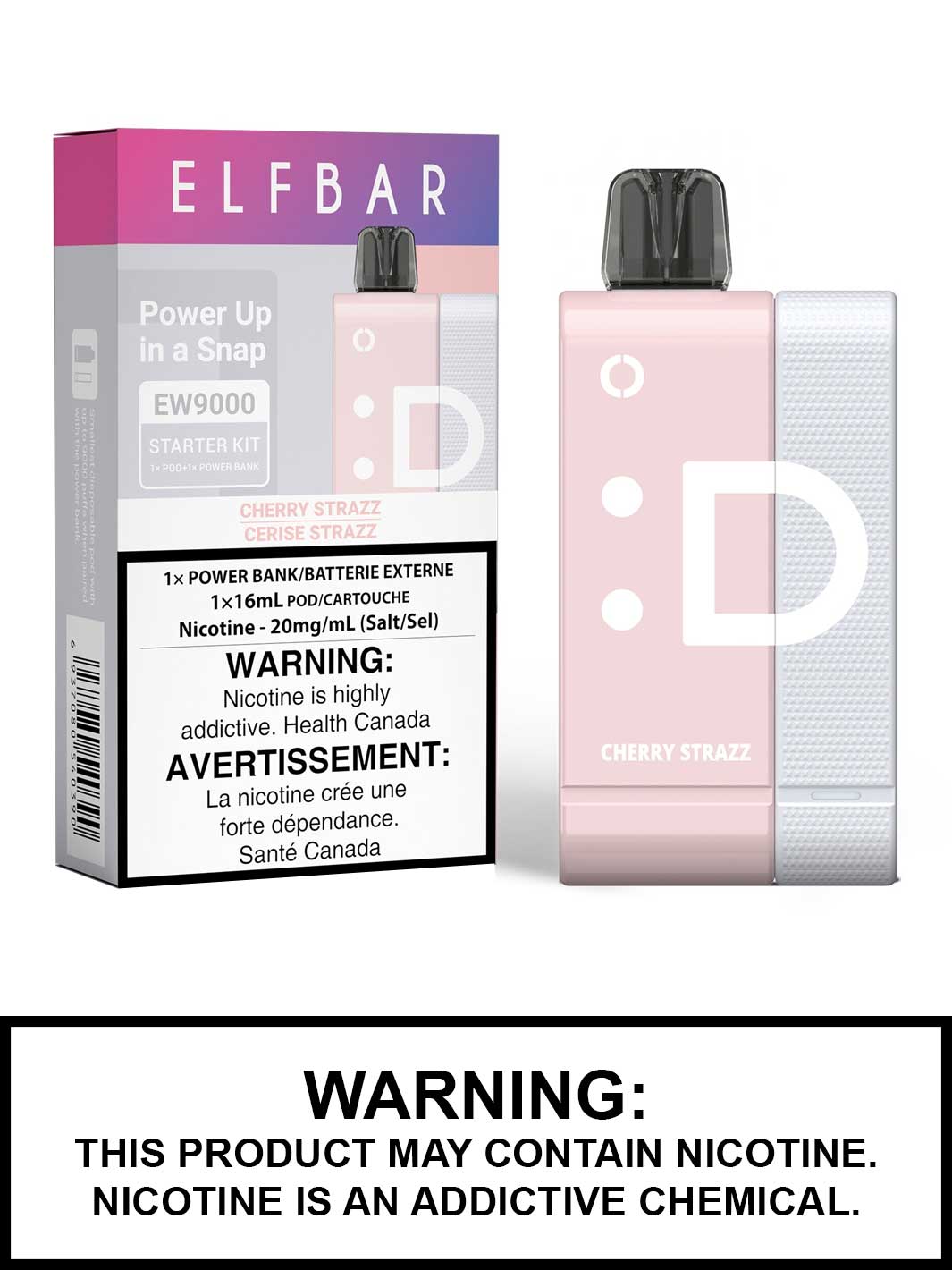 Cherry Strazz Elf Bar EW9000 Vape Kit, Elf Bar Vape, Vape360 Canada