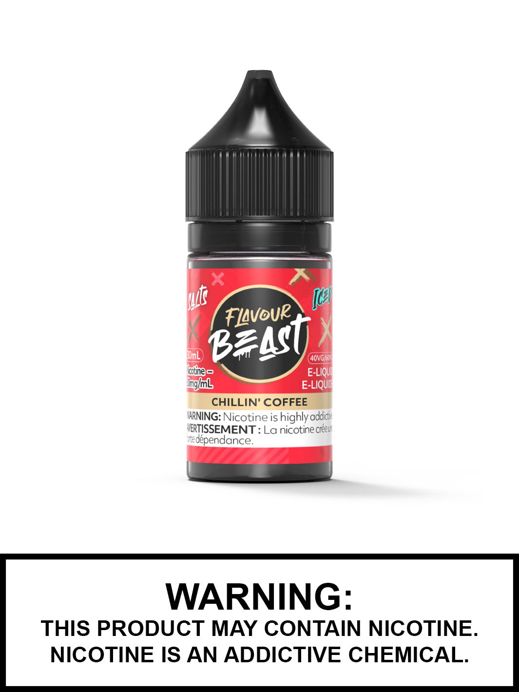 Chillin Coffee Iced Flavour Beast Salts, Salt Nic Flavour Beast Flavours, Vape360 Canada