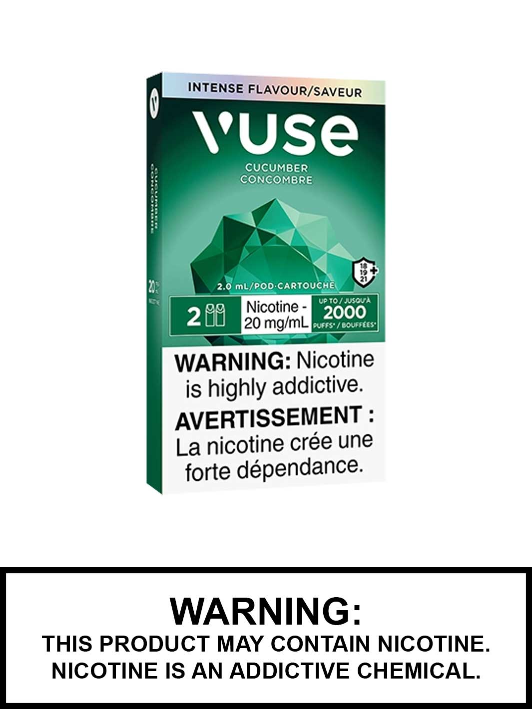 Cucumber Vuse Pods by Vuse Vape Canada, Vuse ePod 2 Flavours, Vape360