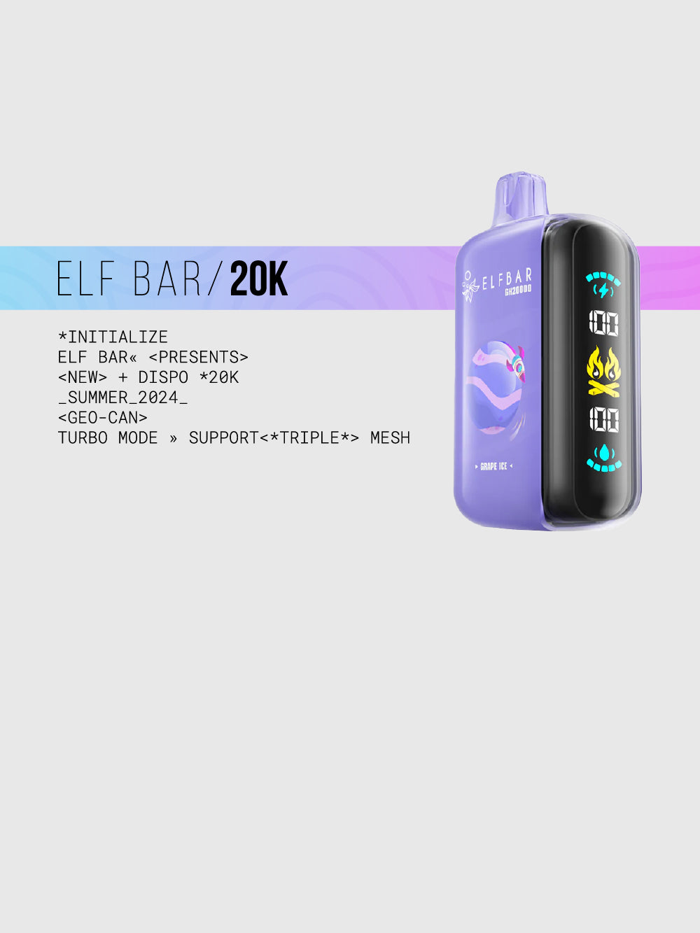 Elf Bar GH20000 Disposable Vape, Elfbar 20K vape, Vape360 Canada