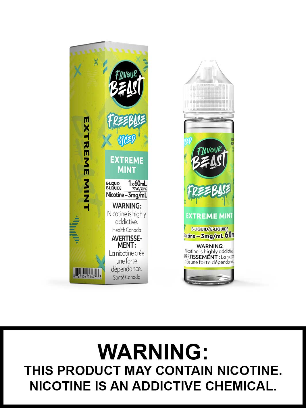 Extreme Mint Iced Flavour Beast Juice, Flavour Beast Flavours, Vape360 Canada