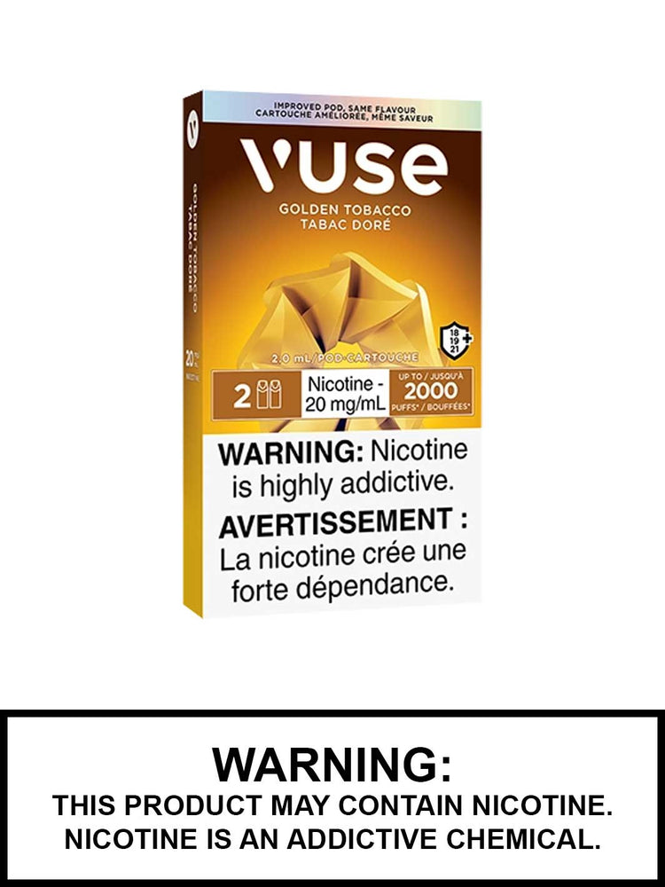 Golden Tobacco Vuse Pods by Vuse Vape Canada, Vuse ePod 2 Flavours, Vape360