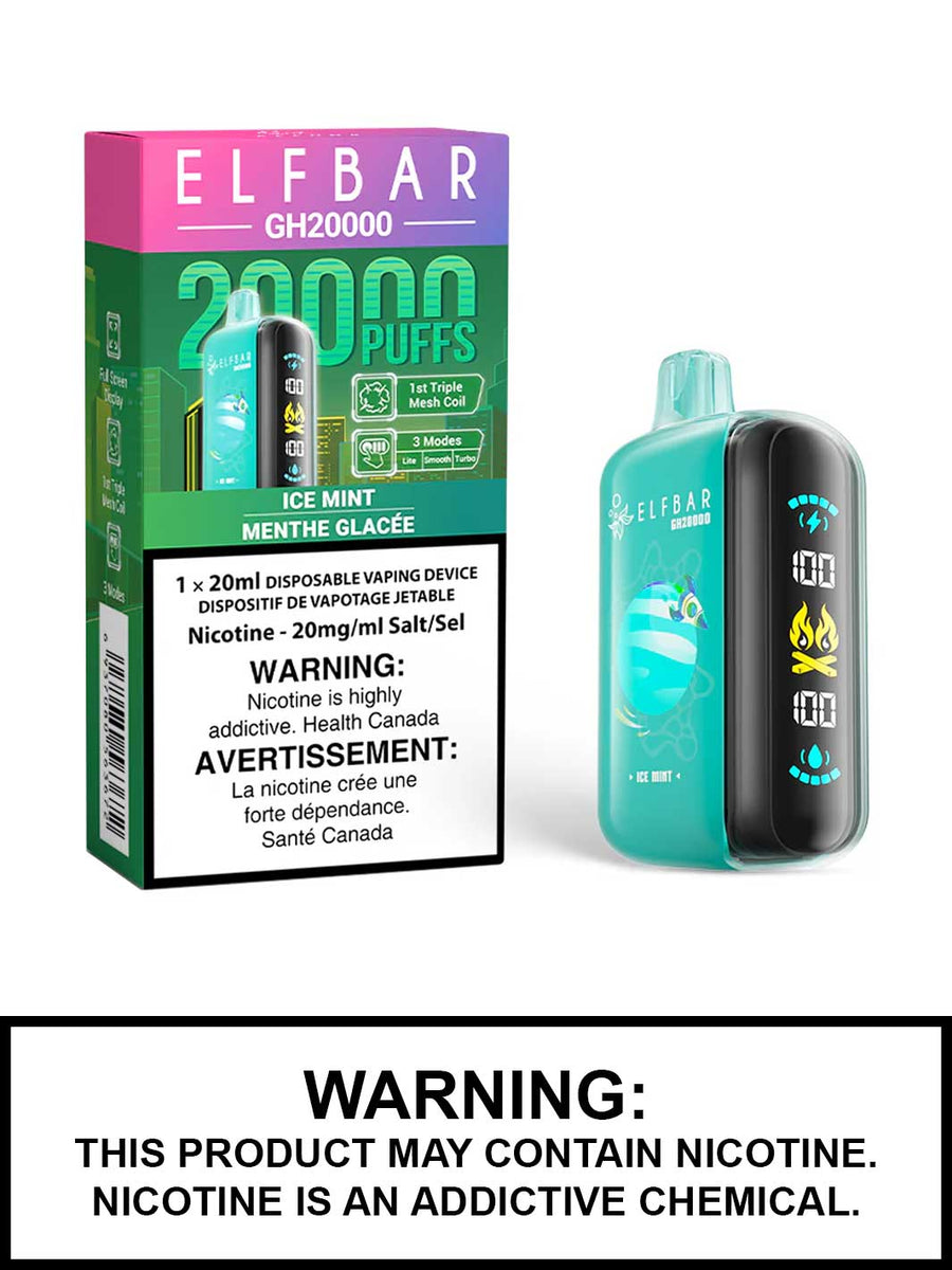 Ice Mint Elf Bar GH20000 Disposable Vape, 20K Puffs – Vape360