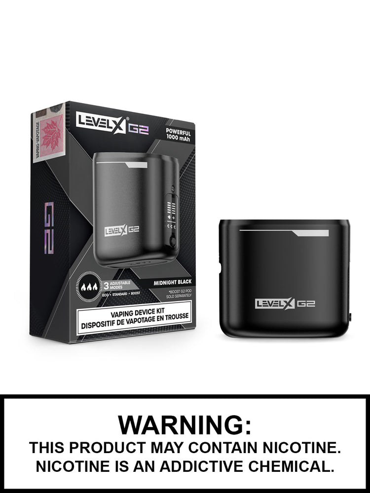 Midnight Black Level X Boost G2 Battery, Level X Vape, Vape360 Canada