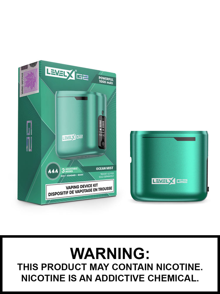 Ocean Mist Level X Boost G2 Battery, Level X Vape, Vape360 Canada