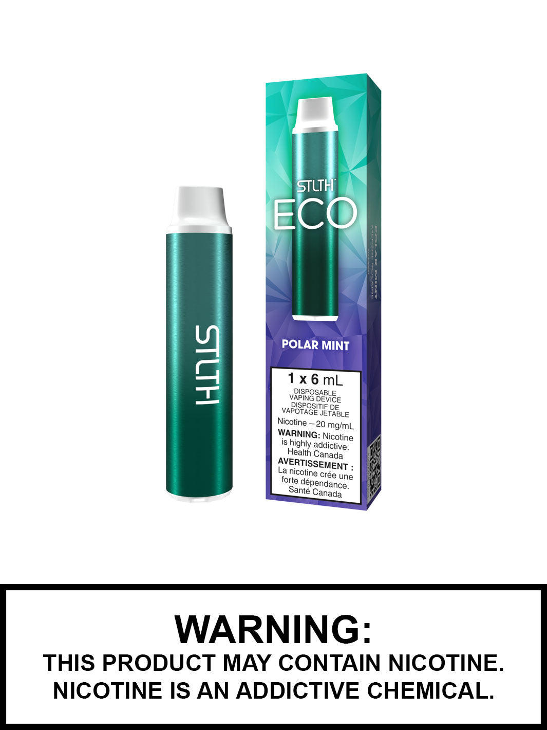 Polar Mint STLTH Eco Disposable Vape, STLTH Vape, Vape360 Canada