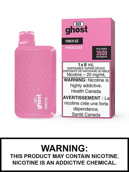Punch Ice Ghost Box Disposable Vape, 3500 Puffs – Vape360