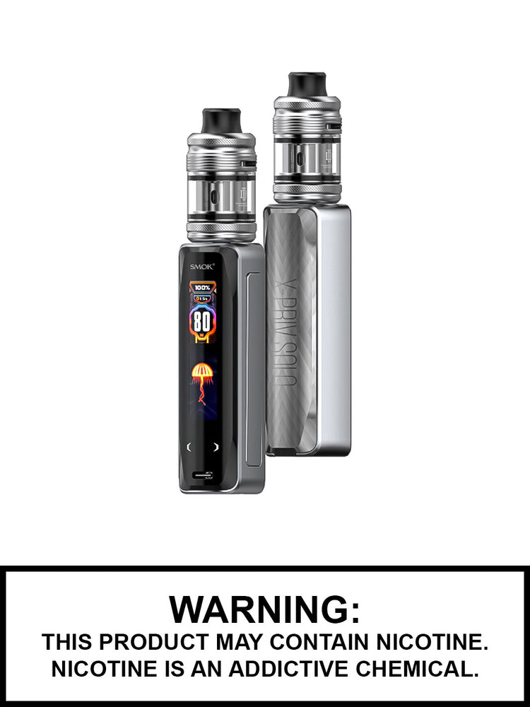 Silver Lines SMOK X-Priv Solo 80W Vape Mod with TF-D Subtank, SMOK Vapes, Vape360 Canada