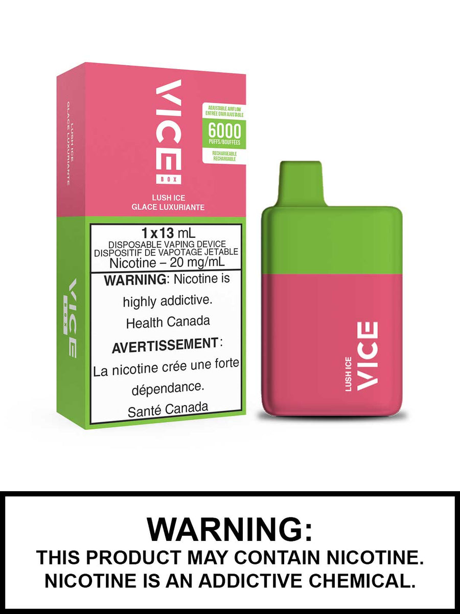 Lush Ice Vice Box Disposable Vape, 6000 Puffs – Vape360